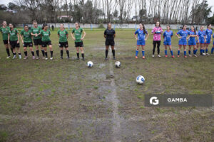 Virginia Cardozo, árbitra central, 24ª Copa Nacional de Fútbol Femenino .