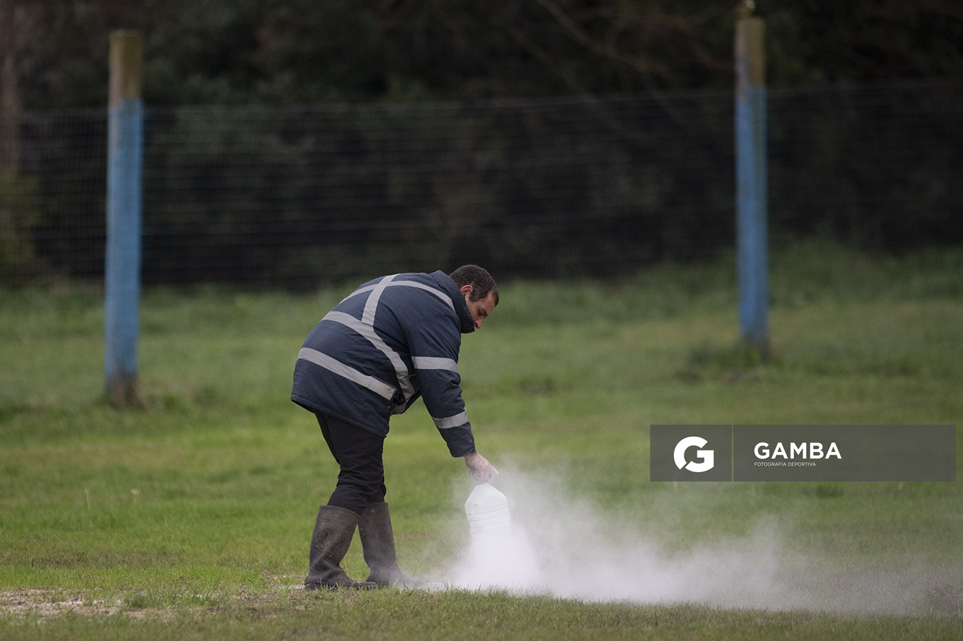 Fernando Umpiérrez, canchero. 24ª Copa Nacional de Fútbol Femenino .