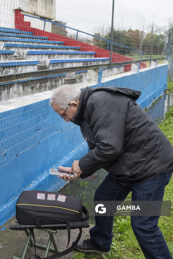 Eufemio Nelson Ramírez, veedor del partido, 24ª Copa Nacional de Fútbol Femenino .