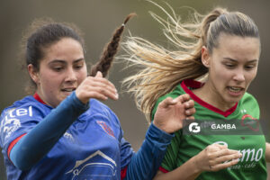 Lucía Silvera, de Lito. Macarena Kroner, de Ituzaingó. 24ª Copa Nacional de Fútbol Femenino .