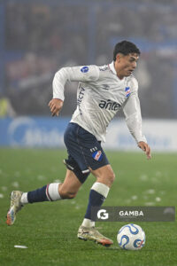 Baltasar Barcia, de Nacional, Copa Conmebol Sudamericana. Estadio Gran Parque Central.