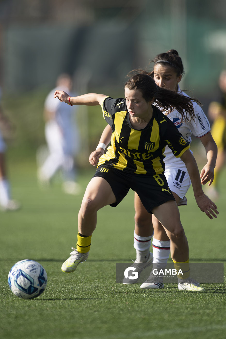 Carla Larrosa, de Peñarol, Campeonato Uruguayo Femenino. Parque Palermo.