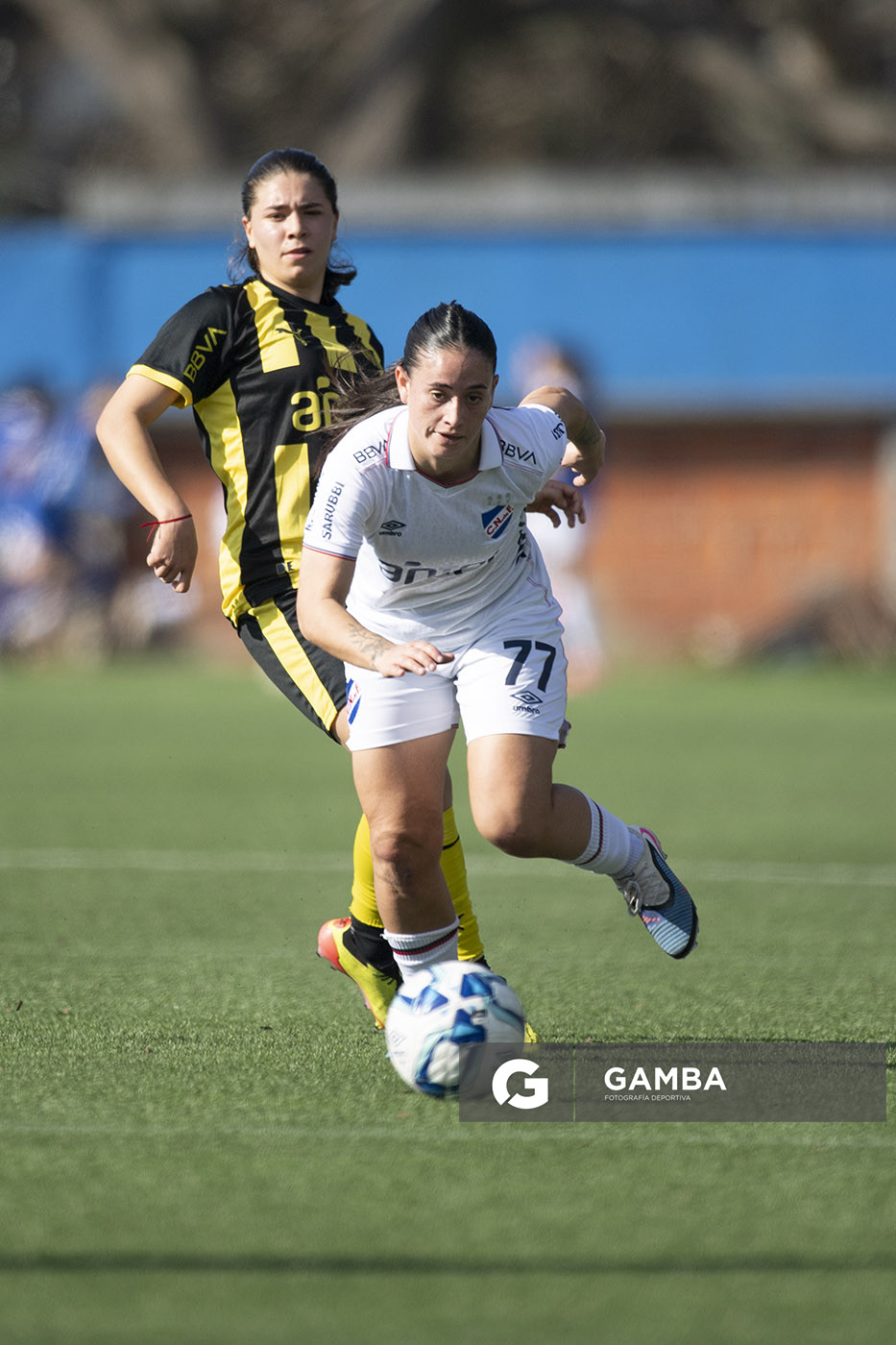 Alison Latua, de Nacional, Campeonato Uruguayo Femenino. Parque Palermo.