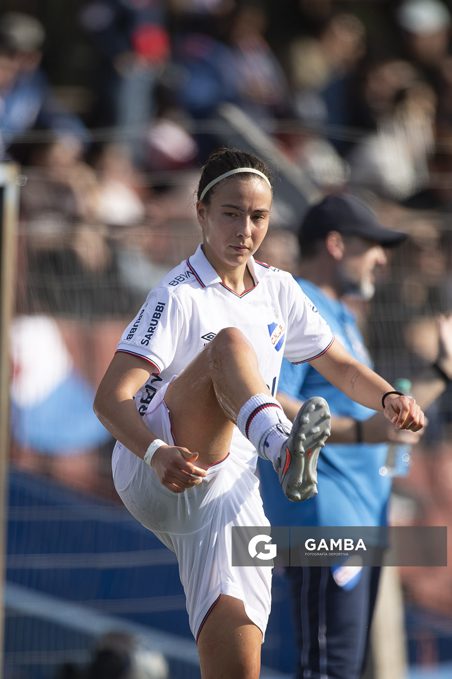 Martina Segovia, de Nacional, Campeonato Uruguayo Femenino. Parque Palermo.