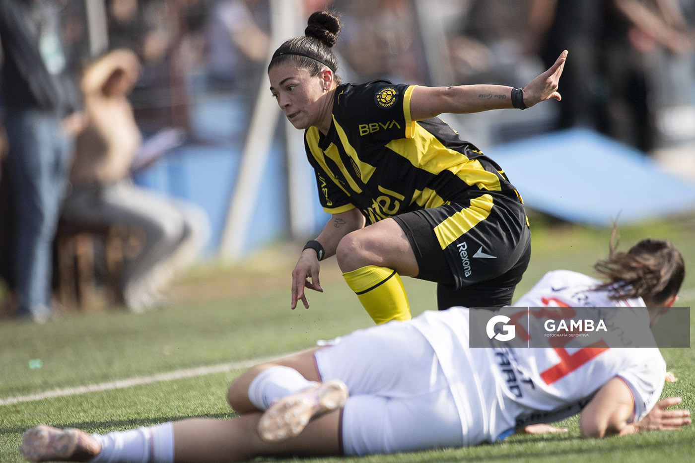 Lorena Graña, de Peñarol, Campeonato Uruguayo Femenino. Parque Palermo.