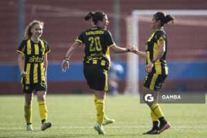 Lorena Graña, de Peñarol, Campeonato Uruguayo Femenino. Parque Palermo.