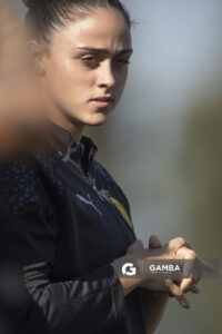 Clara Jaureguiberry, de Peñarol. Campeonato Uruguayo de Fútbol Femenino. Complejo Rentistas.