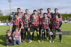 Titulares de Sportivo Barracas. 18ª Copa Nacional de Clubes. Estadio Julia Pereira.