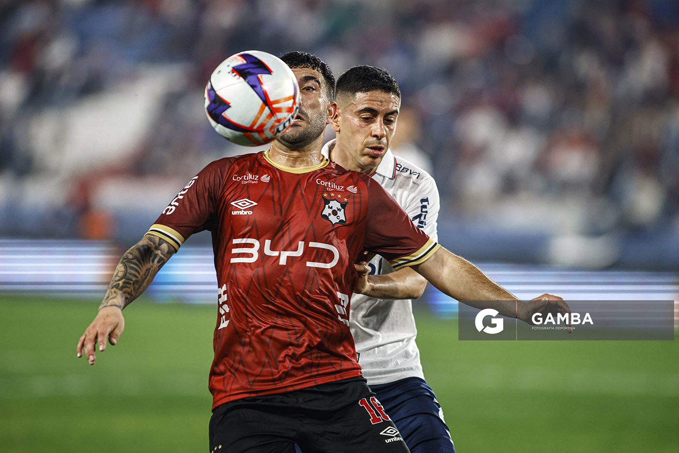 José Alberti, de Wanderers, Liga AUF Uruguaya. Estadio Gran Parque Central.