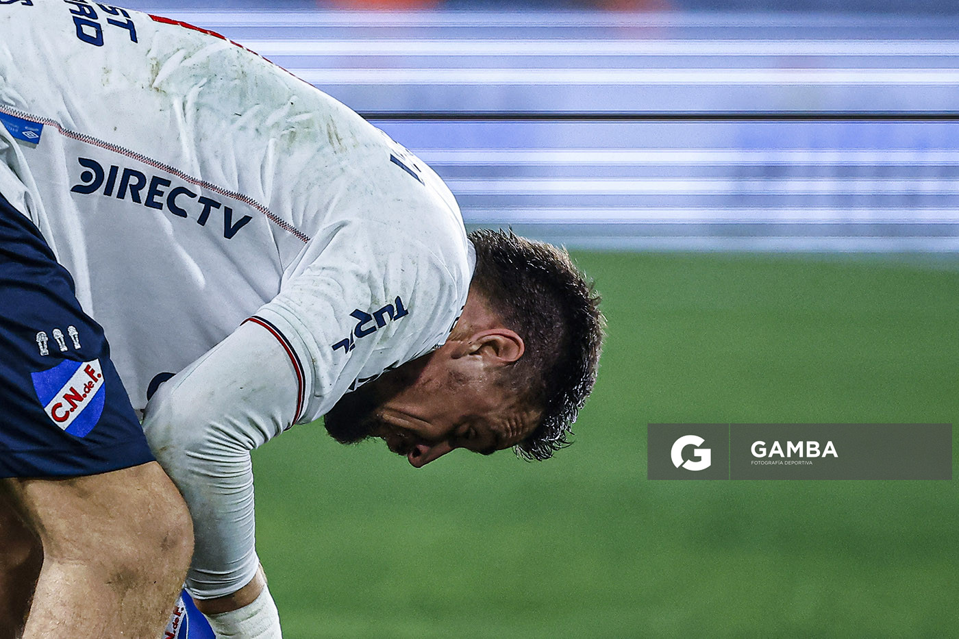 Sebastián Coates, de Nacional, Liga AUF Uruguaya. Estadio Gran Parque Central.