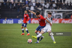 Pavel Núñez, de Nacional, Liga AUF Uruguaya. Estadio María Mincheff de Lazaroff.