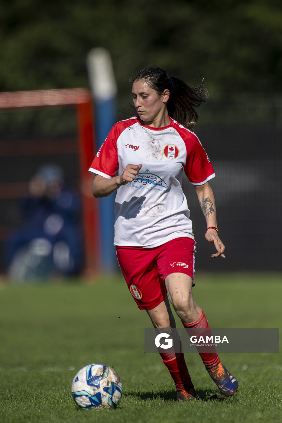 Evangelina Vergara, de Canadian, Campeonato Uruguayo Femenino. Estadio Julio César Abbadie.