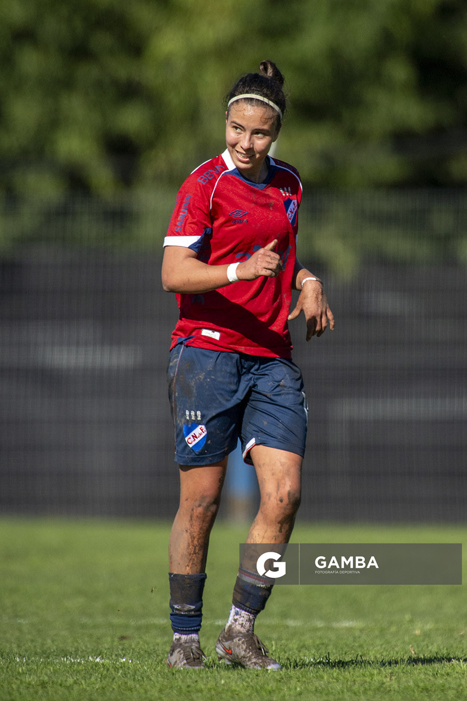Martina Segovia, de Nacional, Campeonato Uruguayo Femenino. Estadio Julio César Abbadie.
