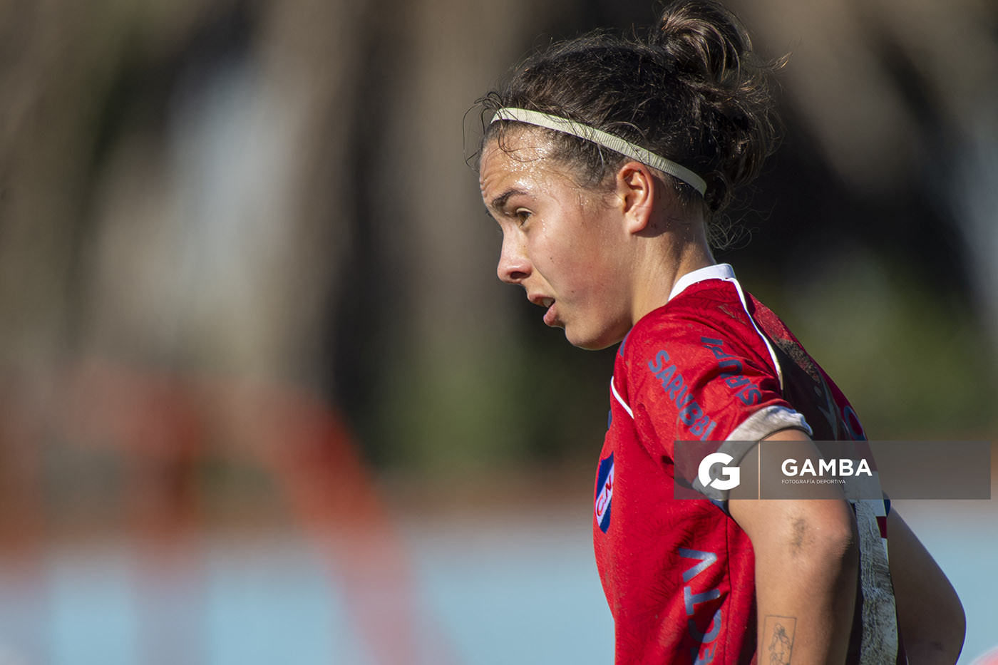 Martina Segovia, de Nacional, Campeonato Uruguayo Femenino. Estadio Julio César Abbadie.