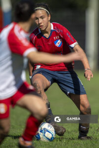 Martina Segovia, de Nacional, Campeonato Uruguayo Femenino. Estadio Julio César Abbadie.