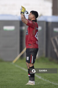 Guillermo Reyes, golero de Sportivo Barracas, 22ª Copa Nacional de Clubes.