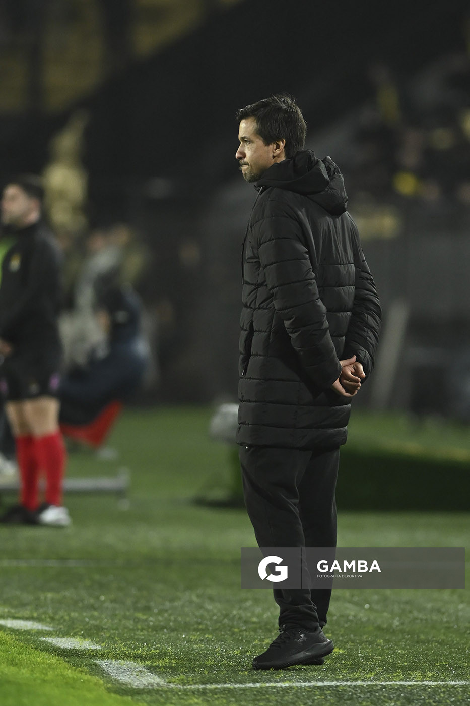 Ignacio Ordóñez, director técnico de Cerro Largo, Liga AUF Uruguaya. Estadio Campeón del Siglo.