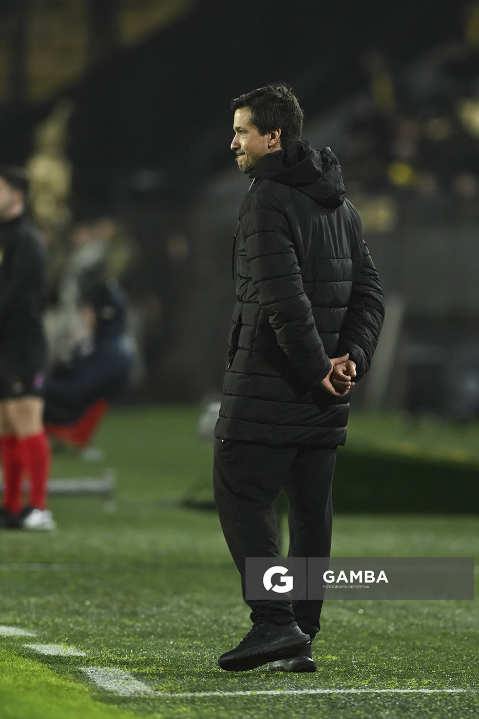 Ignacio Ordóñez, director técnico de Cerro Largo, Liga AUF Uruguaya. Estadio Campeón del Siglo.