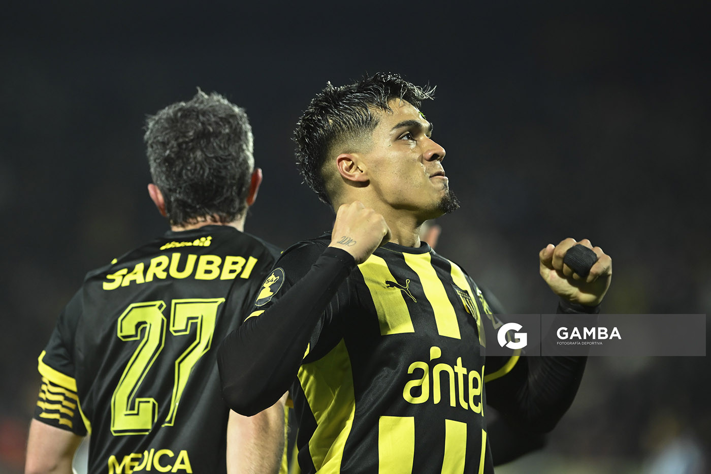 Matías Arezo, de Peñarol, Liga AUF Uruguaya. Estadio Campeón del Siglo.