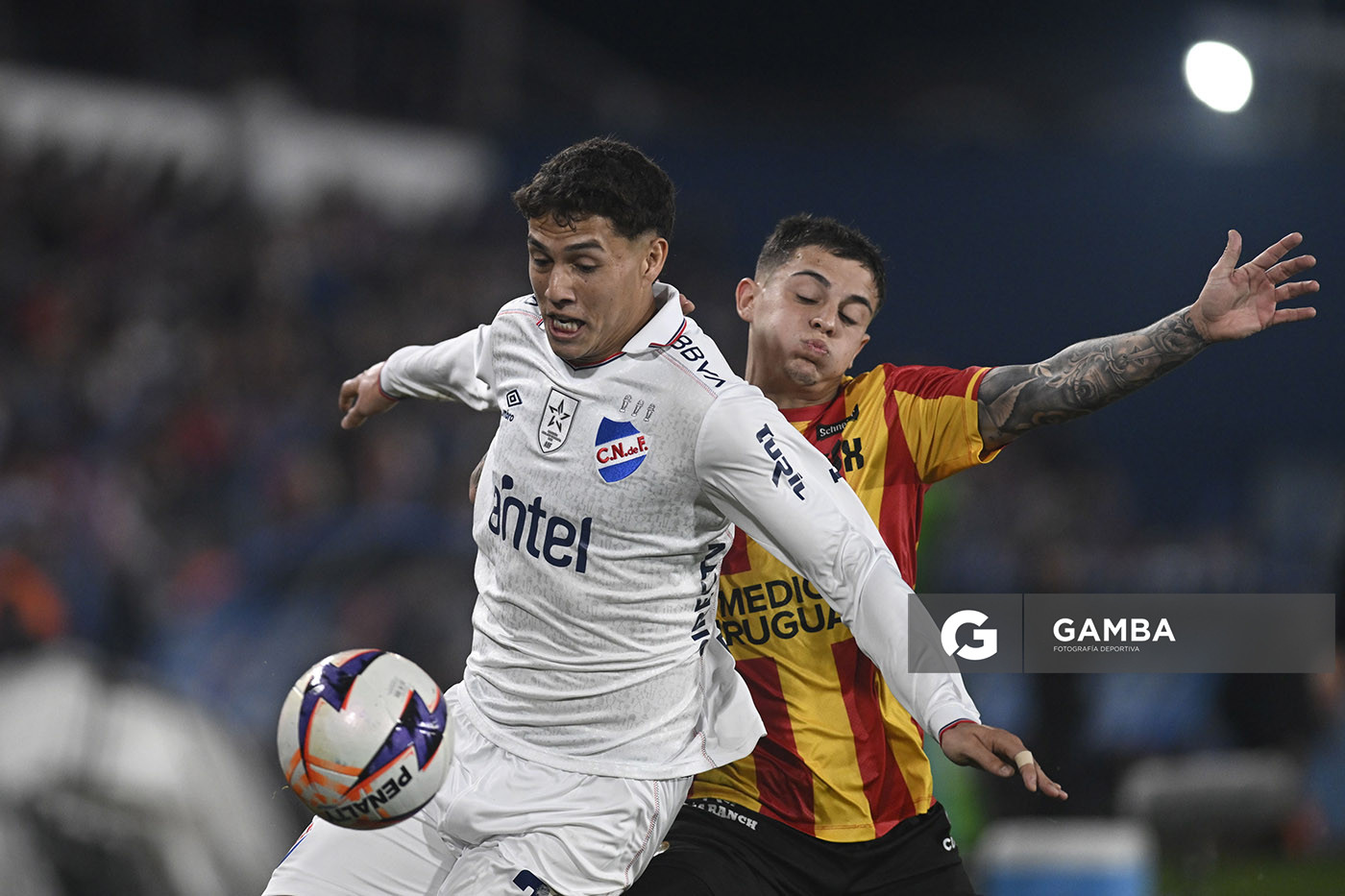 Baltasar Barcia, de Nacional, Liga AUF Uruguaya. Estadio Gran Parque Central.