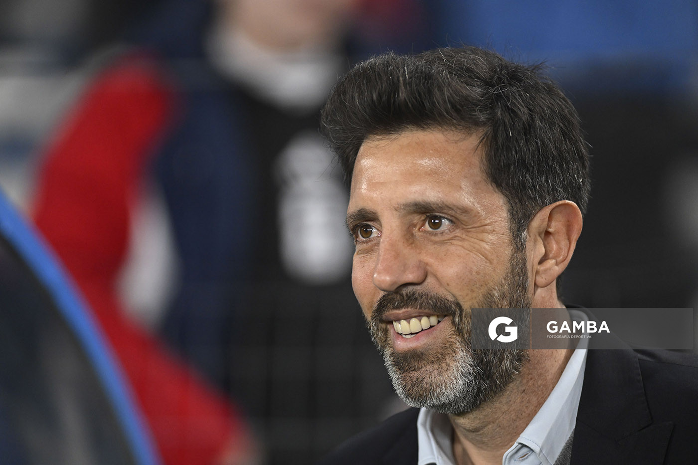 Jorge Bava, director técnico de Nacional, Liga AUF Uruguaya. Estadio Gran Parque Central.