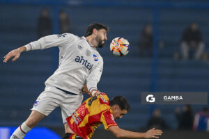 Agustín Rogel, de Nacional, Liga AUF Uruguaya. Estadio Gran Parque Central.