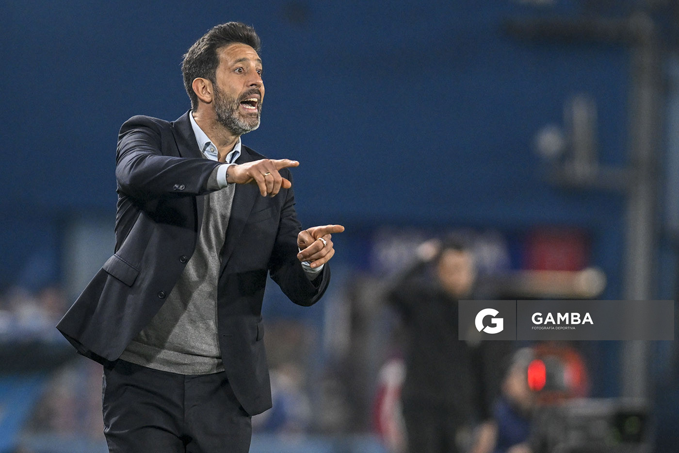 Jorge Bava, director técnico de Nacional, Liga AUF Uruguaya. Estadio Gran Parque Central.