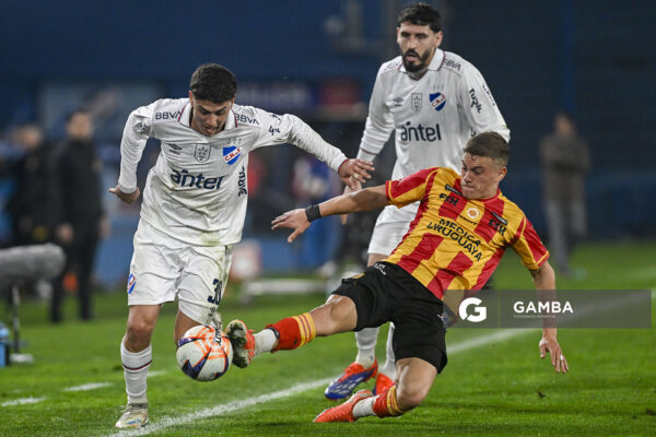 Baltasar Barcia, de Nacional, Liga AUF Uruguaya. Estadio Gran Parque Central.