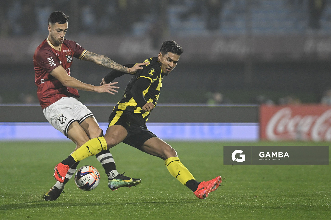 Matías Arezo, de Peñarol, Liga AUF Uruguaya. Estadio Centenario.