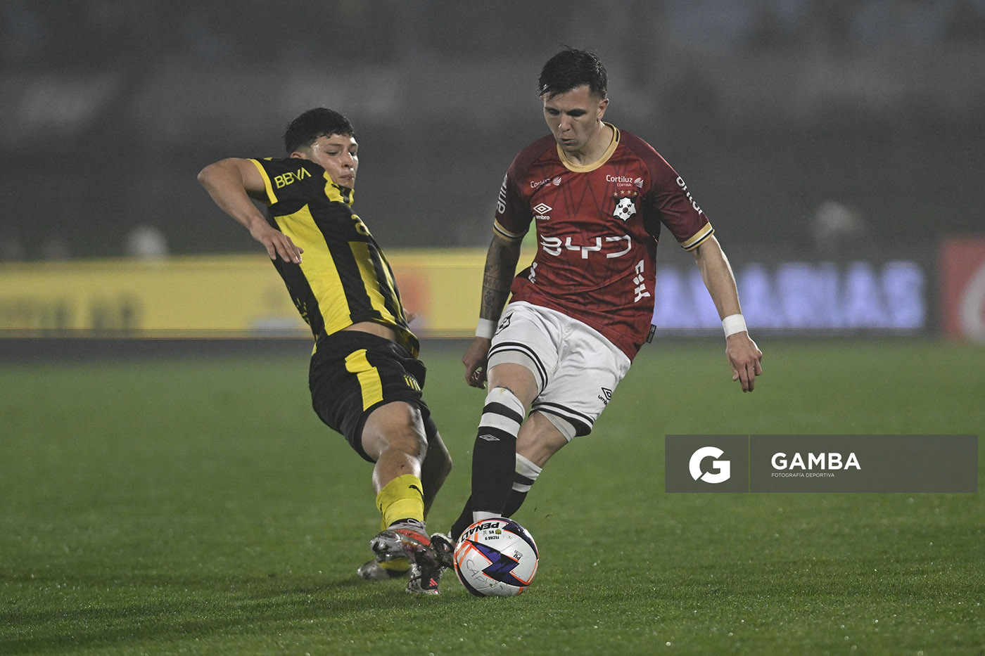 Nahuel Furtado, de Wanderers, Liga AUF Uruguaya. Estadio Centenario.