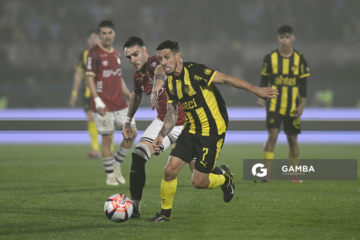 Javier Cabrera, de Peñarol, Liga AUF Uruguaya. Estadio Centenario.