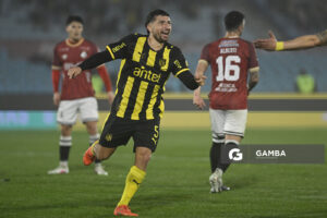Eric Remedi, de Peñarol, Liga AUF Uruguaya. Estadio Centenario.