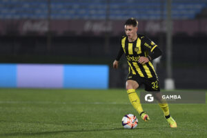 Leandro Umpiérrez, de Peñarol, Liga AUF Uruguaya. Estadio Centenario.