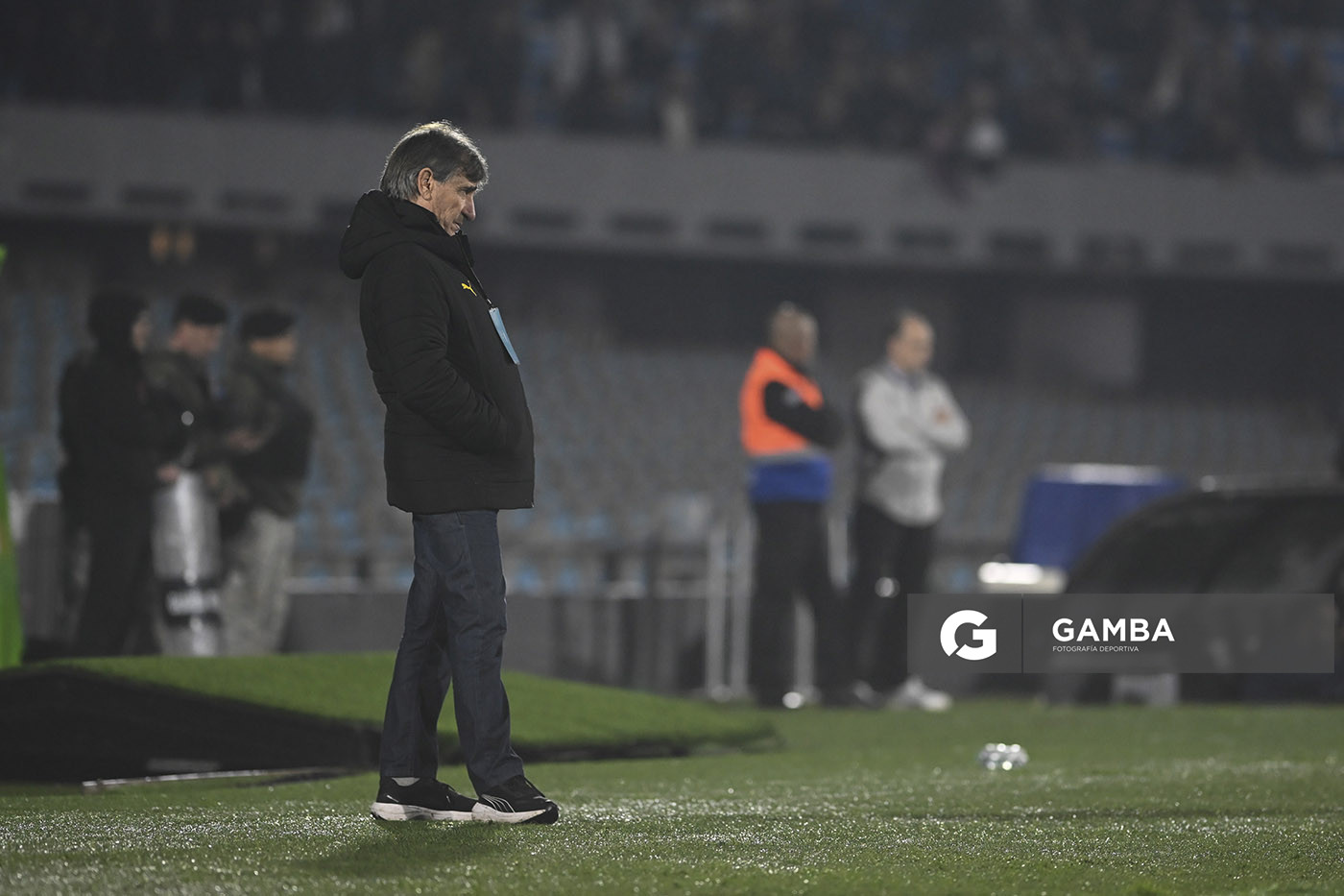 Juan Verzeri, entrenador asistente de Peñarol, Liga Auf Uruguaya. Estadio Centenario.