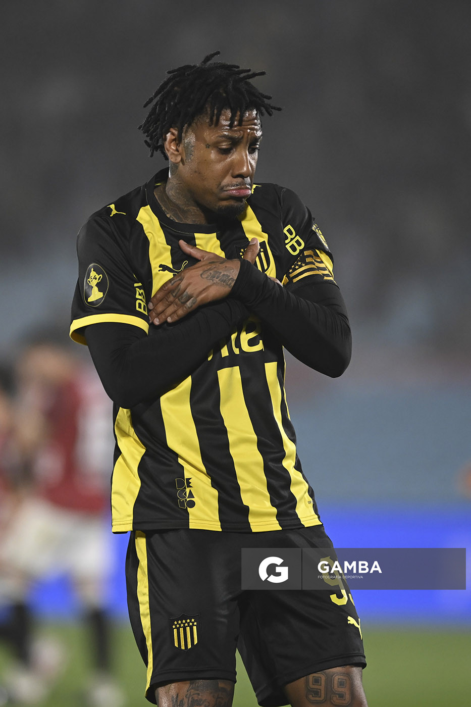 Abel Hernández, de Peñarol, Liga Auf Uruguaya. Estadio Centenario.