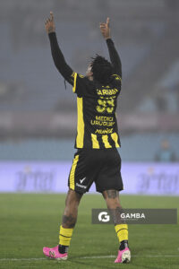 Abel Hernández, de Peñarol, Liga Auf Uruguaya. Estadio Centenario.