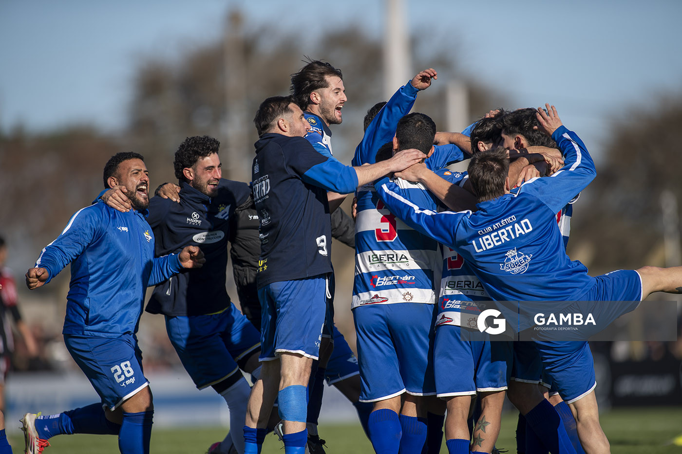 Jugadores de Libertad. 22ª Copa Nacional de Clubes.