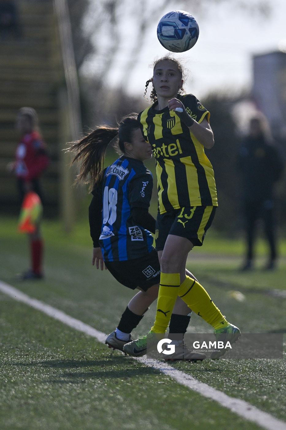 Micaela Domínguez, de Peñarol, Campeonato Uruguayo Femenino. Estadio José Pedro Damiani.
