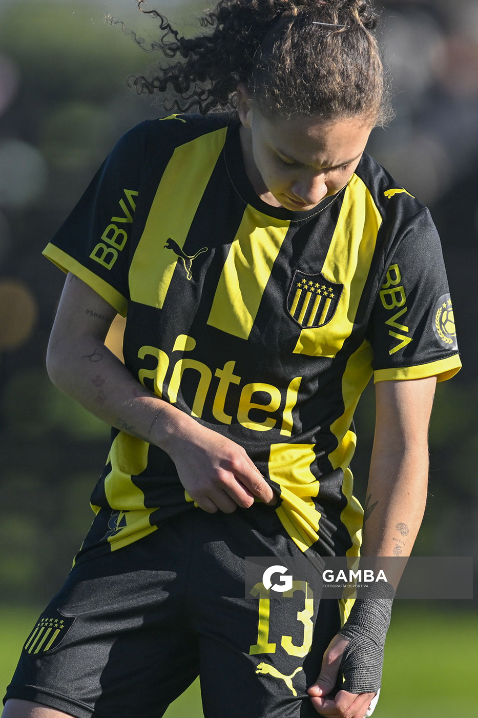 Micaela Domínguez, de Peñarol, Campeonato Uruguayo Femenino. Estadio José Pedro Damiani.