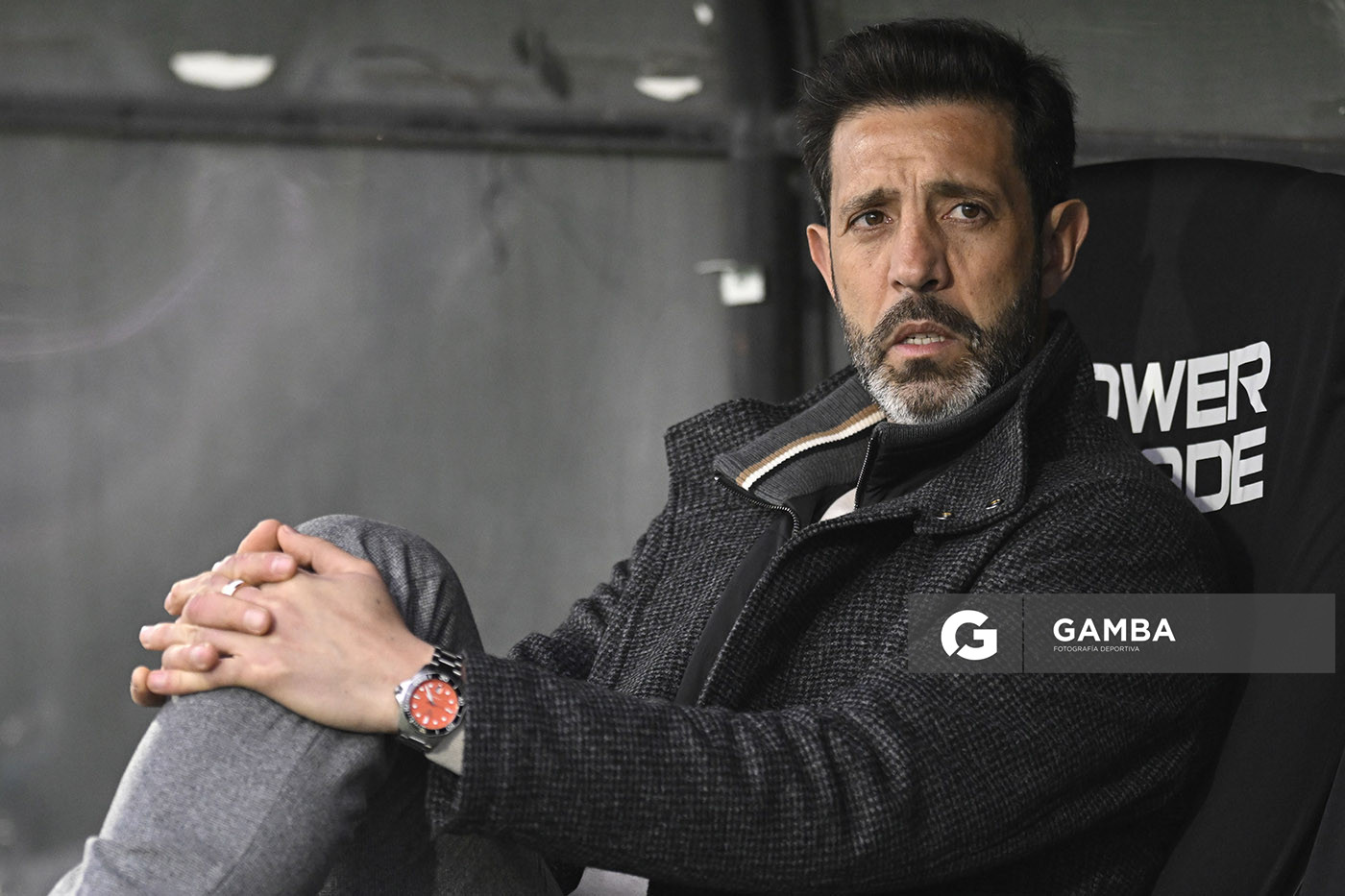 Jorge Bava, director técnico de Nacional, Liga AUF Uruguaya. Estadio Centenario.