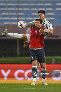 Maximiliano Gómez, de Nacional, Liga AUF Uruguaya. Estadio Centenario.
