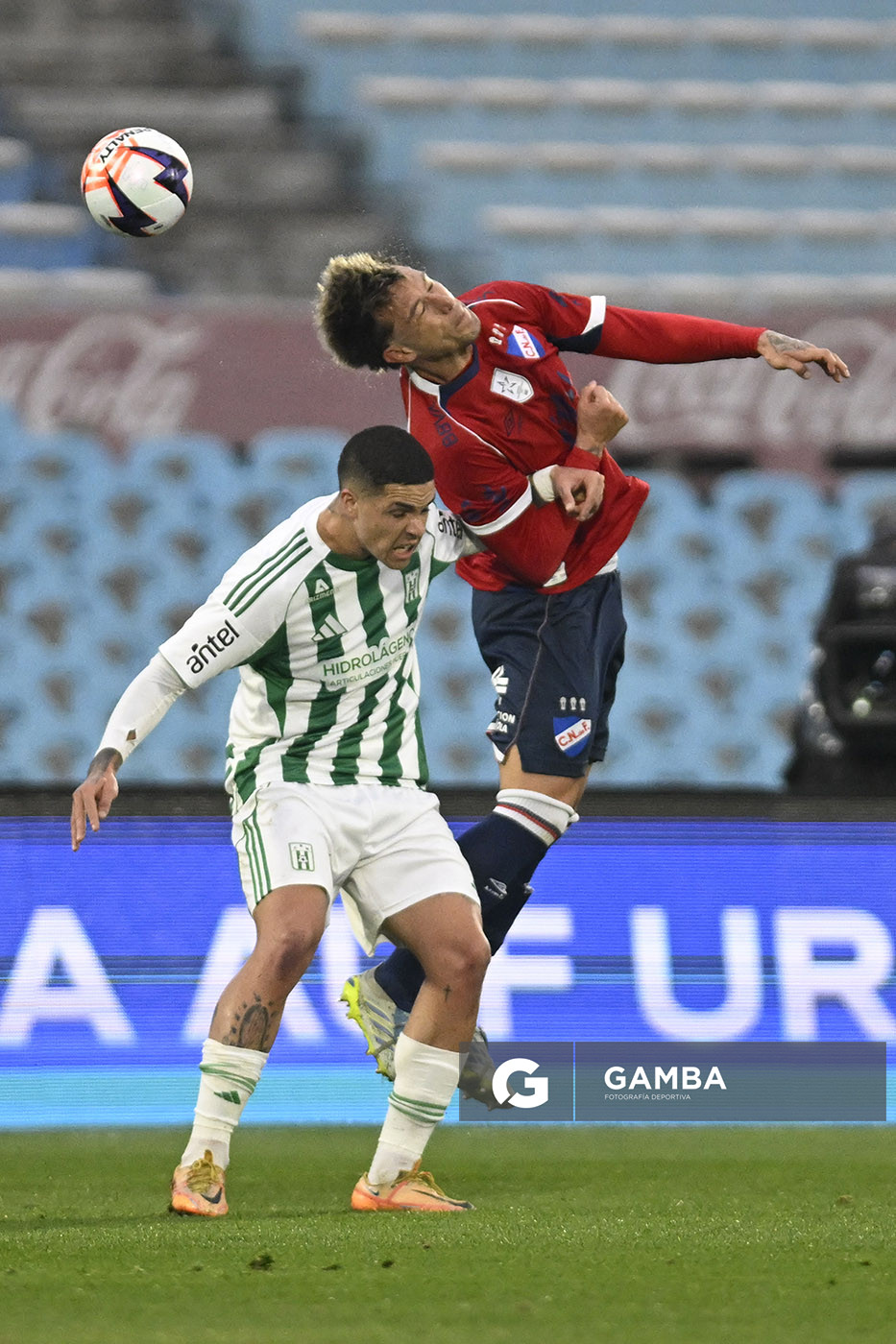 Francisco Calvo, de Nacional, Liga AUF Uruguaya. Estadio Centenario.