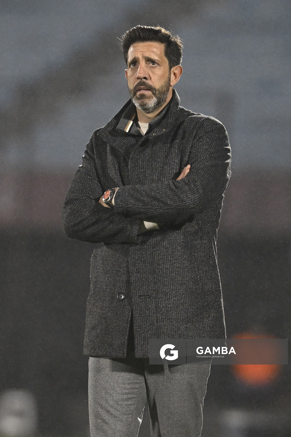 Jorge Bava, director técnico de Nacional, Liga AUF Uruguaya. Estadio Centenario.