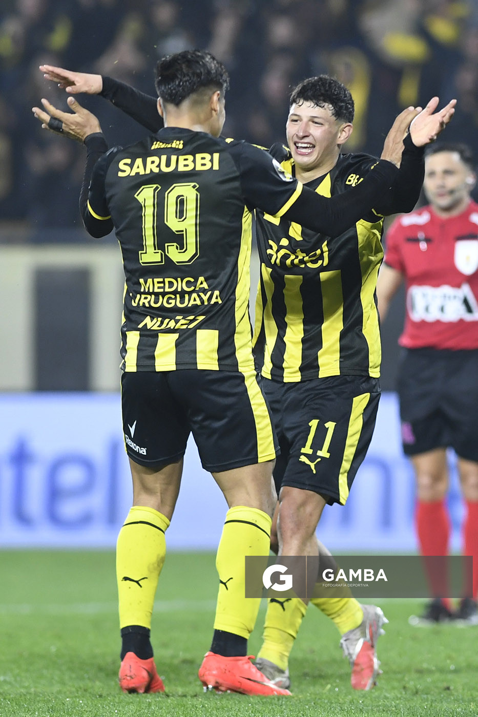 Cristian Leonel Jaime, de Peñarol, Liga AUF Uruguaya. Estadio Campeón del Siglo.