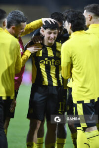 Cristian Leonel Jaime, de Peñarol, Liga AUF Uruguaya. Estadio Campeón del Siglo.