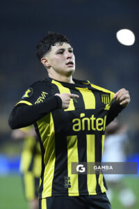 Cristian Leonel Jaime, de Peñarol, Liga AUF Uruguaya. Estadio Campeón del Siglo.