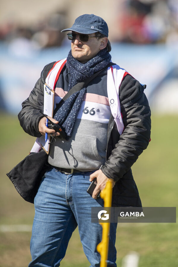 Fabián Verdino, cronista deportivo. 22ª Copa Nacional de Clubes.