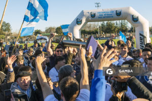 Gerardo Cano, director técnico. Libertad(San Carlos) Campeón. 22ª Copa Nacional de Clubes.