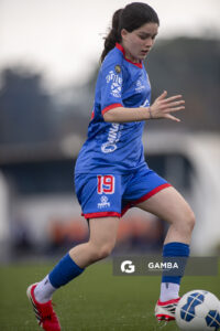 Agustina Bentancor, de Lito, Campeonato Minuano Femenino. Estadio Juan Antonio Lavalleja.