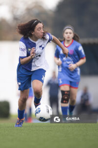 Yesika Guadalupe, de Granjeros, Campeonato Minuano Femenino. Estadio Juan Antonio Lavalleja.